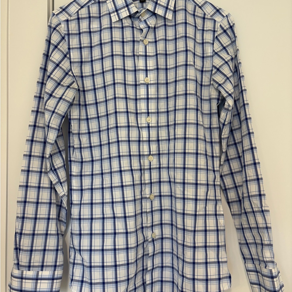 Banana Republic Blue and White Dress Shirt